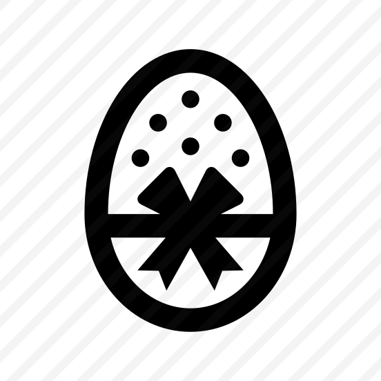 Easter Egg Painted Four Line preview