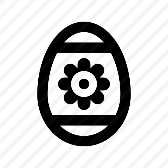 Easter Egg Painted Two Line preview
