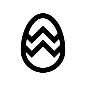 Easter Egg Pattern Two Icon icon