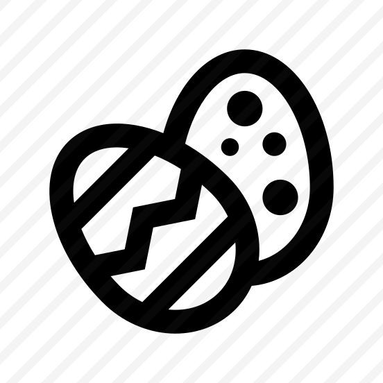 Easter Eggs Painted One Line preview
