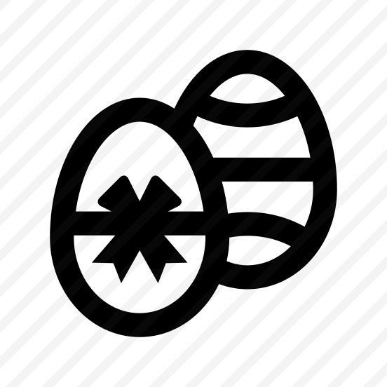 Easter Eggs Painted Three Line preview