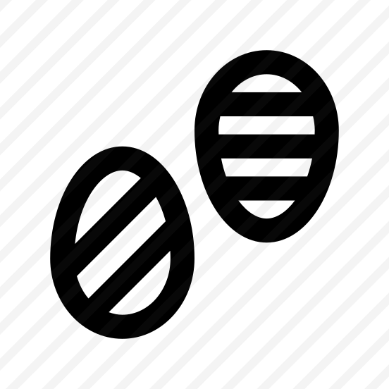 Easter Eggs Painted Two Line preview