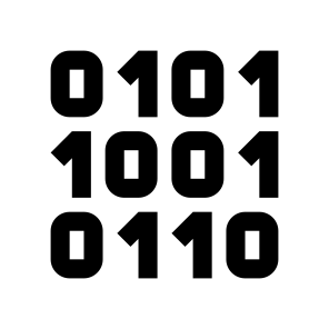 Binary Icon Symbol Vector Ui icon