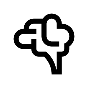 Brain Icon Symbol Vector Ui icon