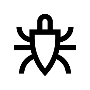 Bug Icon Symbol Vector Ui icon