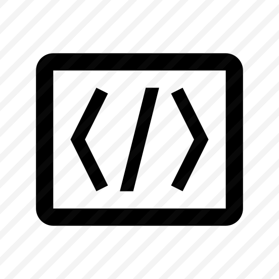 Coding Window Icon Symbol Vector preview