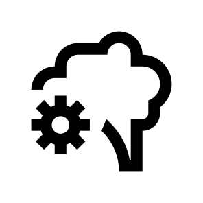 Dev Coding Brain Mind Gear Cogwheel Idea Work icon
