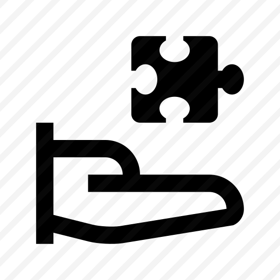 Hand Puzzle Offer Icon Symbol preview