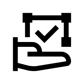 Layout Model Scheme Plan Hand Check icon