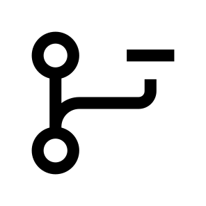 Scheme Way Path Circles Branching Delete Minus icon