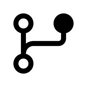 Scheme Way Path Circles Branching Two icon