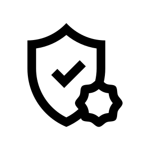 Shield Guard Check Verify Protection icon
