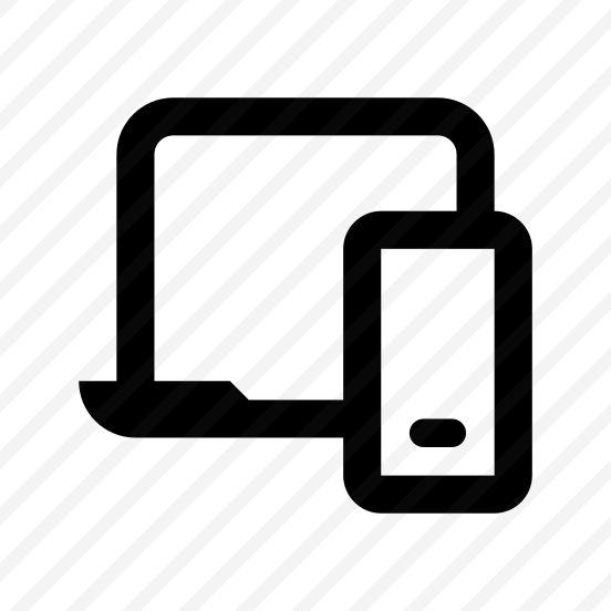 Smartphone Laptop Icon Symbol Vector preview