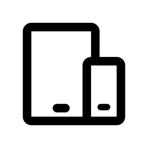 Smartphone Tablet Icon Symbol Vector icon