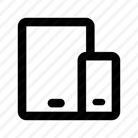 Smartphone Tablet Icon Symbol Vector preview