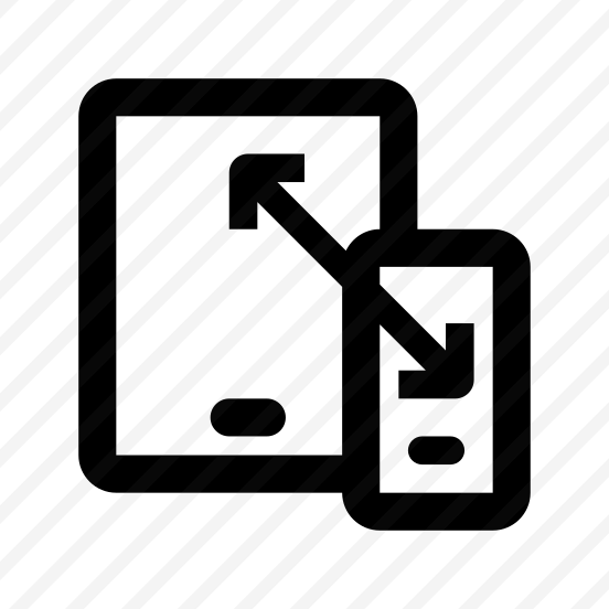 Smartphone Tablet Resize Icon Symbol preview