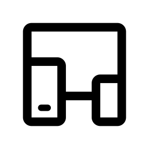 Tablet Smartphones Icon Symbol Vector icon