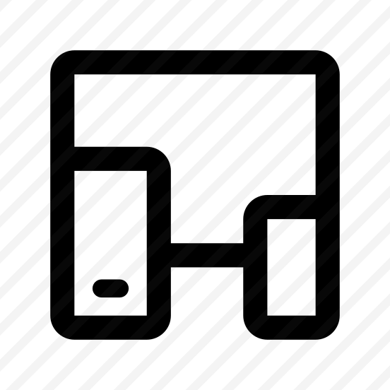 Tablet Smartphones Icon Symbol Vector preview