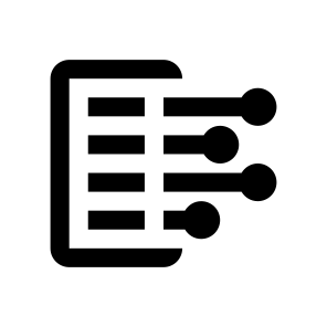 Text Document Digitization Icon Symbol icon