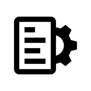 Text Document Technical Icon Symbol icon