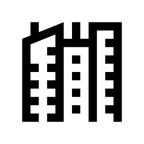 Building Apartment City Flats One Eight icon