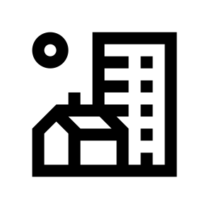 Building Apartment City Flats One Nine icon