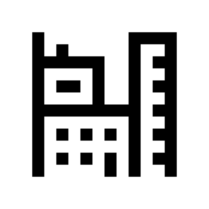 Building Apartment City Flats One Six icon