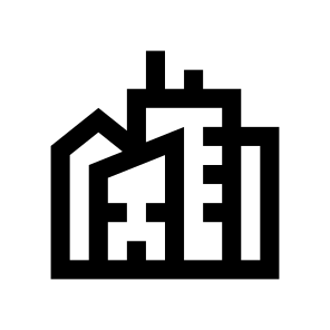 Building Apartment City Flats Two One icon