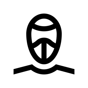 People Person Man Boy Male Face Mask Medical Protection Virus Covid Six icon