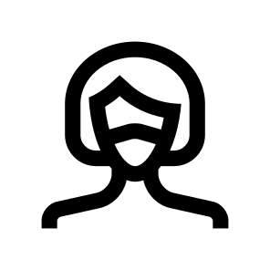 People Person Woman Girl Female Face Mask Medical Protection Virus Covid Nine icon