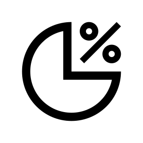 Diagram Chart Percent Icon Symbol icon