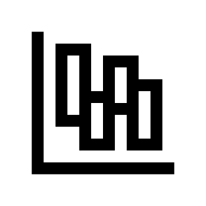 Graph Chart Diagram Four Icon icon