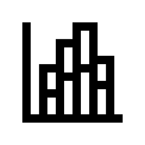 Graph Chart Diagram Two Icon icon