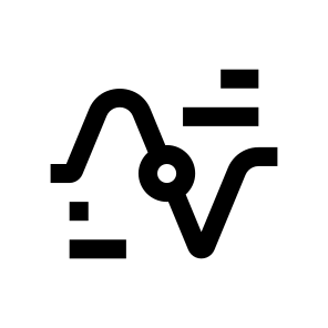 Graph Chart Three Icon Symbol icon
