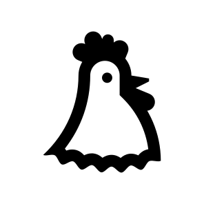 Chicken Head Hen Bird Two icon