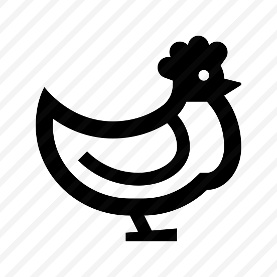 Chicken Hen Bird One Icon preview