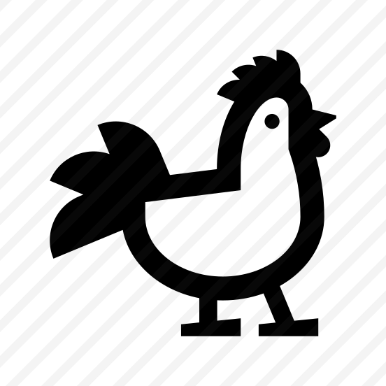 Chicken Hen Bird Three Icon preview