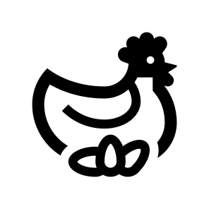 Chicken Laying Hen Bird Two icon