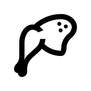 Chicken Leg Hen Chick One icon
