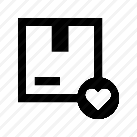 Box Parcel Favorite Heart Icon preview