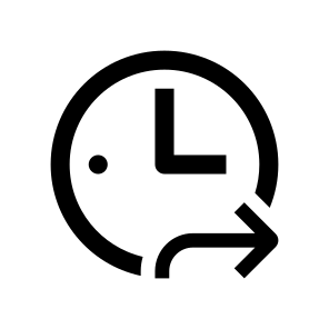 Clock Time Business Icon Symbol icon
