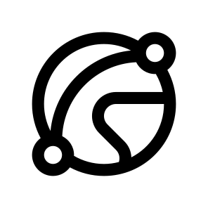 Route Globe Delivery Shipping Path World Logistics icon