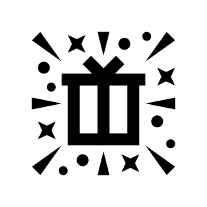 Christmas Surprise Present Gift Icon icon