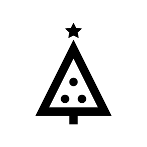 Christmas Tree Icon Symbol Vector icon