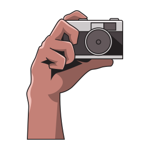 Hand Holding Camera icon