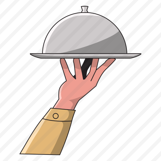 Hand Holding Cloche preview
