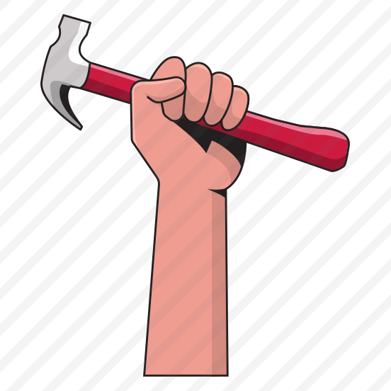 Hand Holding Hammer preview