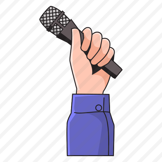 Hand Holding Microphone preview