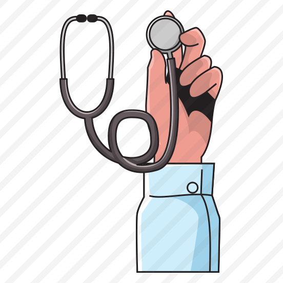 Hand Holding Stethoscope  preview