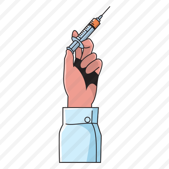 Hand Holding Syringe preview